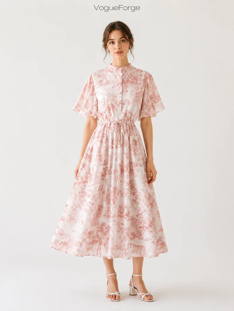 VF-G6099-GQ — in-stock Pink style, VogueForge clothing manufacturer